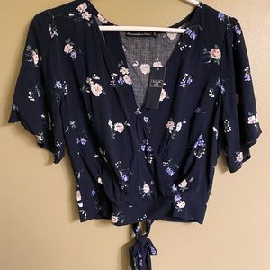 Abercrombie Floral Tie Back